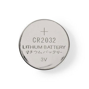 NEDIS BALCR20325BL Lithium Button Cell Battery CR2032, 3V, 5 pieces, Blister