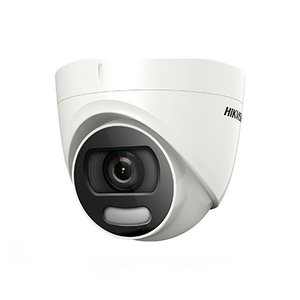 HIKVISION DS-2CE72HFT-F28 Υβριδική Κάμερα Dome ColorVu 5MP, με φακό 2.8mm και εμβέλεια λευκού φωτός 20 μέτρα