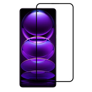 POWERTECH tempered glass 5D, full glue, Xiaomi Redmi Note 12 Pro, μαύρο