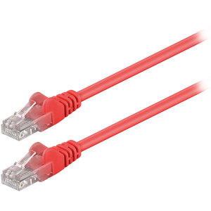 68339 CAT 5e U/UTP PATCH CABLE 0.5m RED