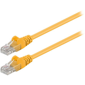 68610 CAT 5e U/UTP PATCH CABLE 0.25m YELLOW