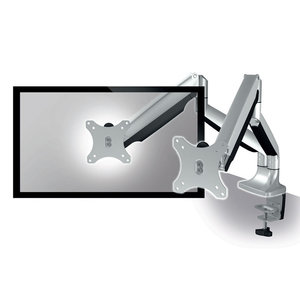ICY BOX IB-MS504-T Monitor stand with table support for two monitors up to 32