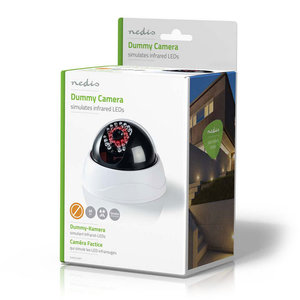 NEDIS DUMCD20WT Dummy Security Camera, Dome, IP44, White