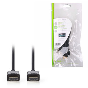 NEDIS CVGP34000BK05 High Speed HDMI, Cable with Ethernet, HDMI, Connector - HDMI