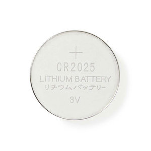 NEDIS BALCR20255BL Lithium Button Cell Battery CR2025, 3 V, 5 pieces, Blister