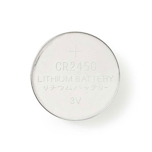 NEDIS BALCR24505BL Lithium Button Cell Battery CR2450, 3V, 5 pieces, Blister