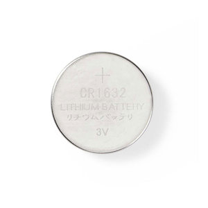 NEDIS BALCR16325BL Lithium Button Cell Battery CR1632, 3V, 5 pieces, Blister