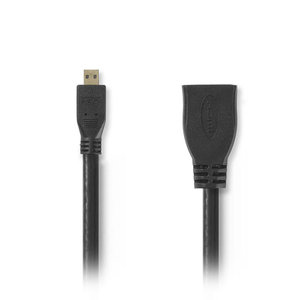 NEDIS CVGP34790BK02 High Speed HDMI Cable with Ethernet, HDMI Micro Connector -