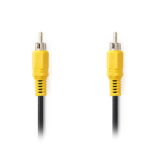 NEDIS CVGP24100BK20 Composite Video Cable, RCA Male - RCA Male, 2m, Black