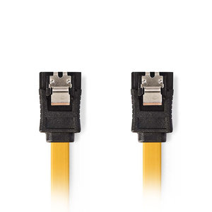 NEDIS CCGP73250YE10 SATA 6Gb/s Data Cable, SATA 7-pin Female - SATA 7-pin Female