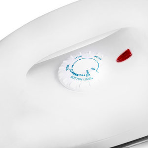 LIFE PURE WHITE 1200W DRY IRON WITH TEFLON SOLEPLATE, WHITE COLOR