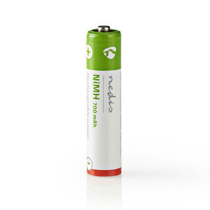 NEDIS BANM7HR032B Rechargeable Ni-MH Battery AAA, 1.2V, 700 mAh, 2 pieces, Blist