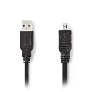 NEDIS CCGP60200BK20 USB 2.0 Cable A Male - Hirose Mini 4-pin Male, 2m, Black