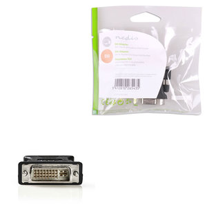 NEDIS CCGP32900BK DVI - VGA Adapter, DVI-I 24+5-Pin Male - VGA Female