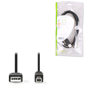 NEDIS CCGP60100BK10 USB 2.0 Cable A Male-B Male,1.0 m Black