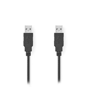 NEDIS CCGP60000BK10 USB 2.0 Cable A Male-A Male,1.0 m Black