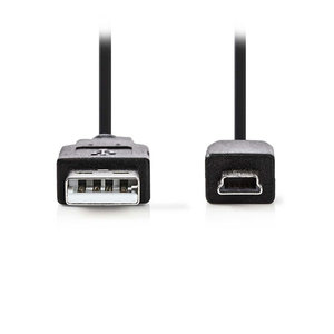 NEDIS CCGP60300BK10 USB 2.0 Cable A Male - Mini 5-pin Male,1.0 m Black