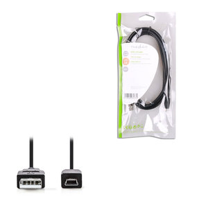 NEDIS CCGP60300BK20 USB 2.0 Cable A Male - Mini 5-pin Male, 2.0 m Black