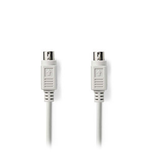 NEDIS CCGP51000IV20 PS2 Cable PS/2 Male - PS/2 Male 2.0m Ivory