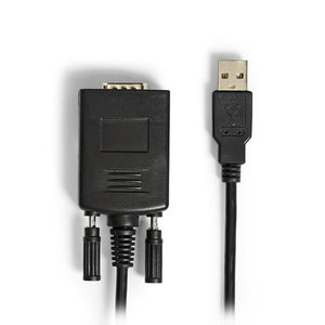 NEDIS CCGW60852BK09 Converter USB A male to RS232 male, USB 2.0,0.9 m cable