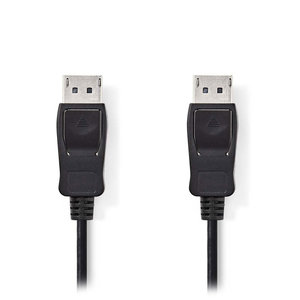 NEDIS CCGP37010BK20 DisplayPort Cable DisplayPort Male-DisplayPort Male 2.0m Bla