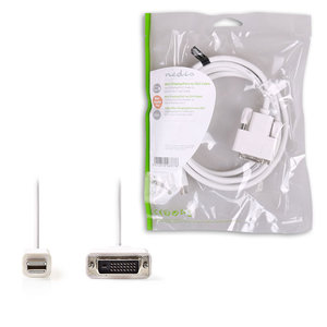 NEDIS CCGP37700WT20 Mini DisplayPort-DVI Cable Mini DisplayPort Male-DVI-D 24+1-