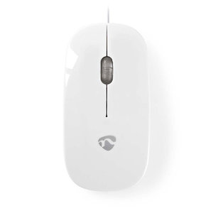 NEDIS MSWD200WT Wired Mouse 1000 DPI 3-Button White