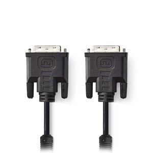 NEDIS CCGP32050BK20 DVI CableDVI-I 24+5-pin Male - DVI-I 24+5-pin Male 2.0m Blac