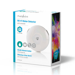 NEDIS WIFIDW10WT WiFi Smart Water Leak Detector Battery powered