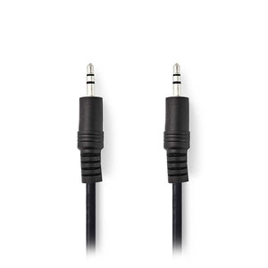 NEDIS CAGP22000BK05 Stereo Audio Cable 3.5 mm Male-3.5 mm Male 0.5m Black