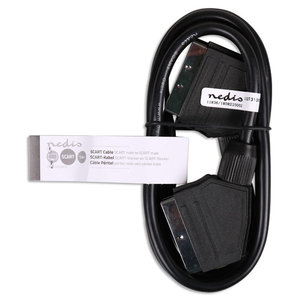 NEDIS CVGT31000BK15 SCART Cable SCART Male - SCART Male 1.5m Black