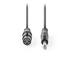 NEDIS COTH15120GY30 Unbalanced XLR Audio Cable XLR 3-pin Female - 6.35 mm Male 3