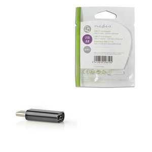NEDIS CCGP60910BK USB 2.0 Adapter Type-C Male - Micro B Female Black