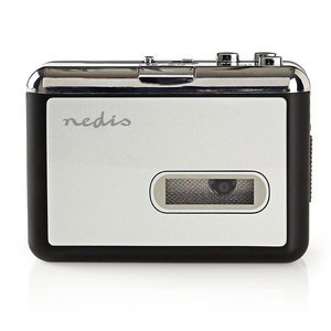 NEDIS ACGRU100GY Portable USB Cassette to MP3 Converter with USB Cable and Softw
