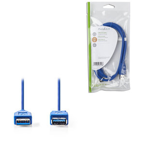 NEDIS CCGP61010BU10 USB 3.0 Cable A Male - A Female 1.0m Blue