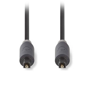 NEDIS CABW25000AT10 Optical Audio Cable TosLink Male - TosLink Male 1.0 m Anthra