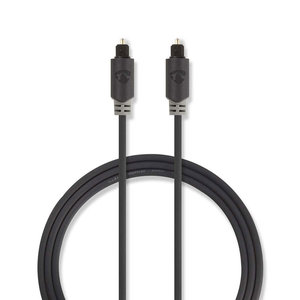 NEDIS CABW25000AT10 Optical Audio Cable TosLink Male - TosLink Male 1.0 m Anthra
