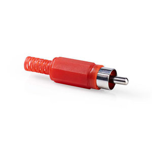 NEDIS CAVC24905RD RCA Connector RCA Male 25 pieces Red