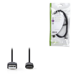 NEDIS CCGP61650BK10 USB 3.1 Cable (Gen2) | Type-C Male - A Male 1.0 m Black