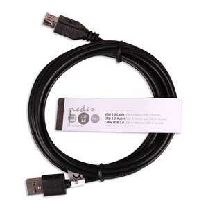 NEDIS CCGT60010BK30 USB 2.0 Cable A Male - USB A Female 3.0 m Black