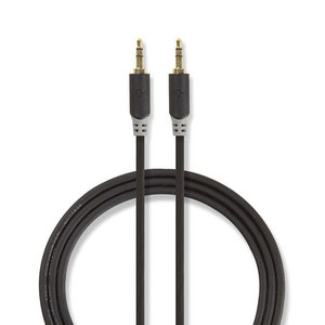 NEDIS CABW22000AT50 Stereo Audio Cable 3.5 mm Male - 3.5 mm Male 5.0 m Anthracit