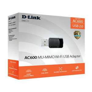 D-LINK DWA-171 AC600 MU-MIMO Wi-Fi USB Adapter