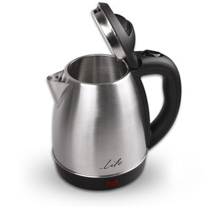 LIFE WELCOME HOTEL TRAY FOR HOTELS WITH 1.2L INOX WATER KETTLE AND 2 CERAMIC CUPS