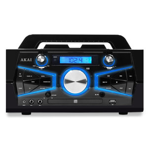 Akai KS5600-BT Σύστημα karaoke με Bluetooth, CD, USB, Video Out και εφέ φωτισμού – 100 W