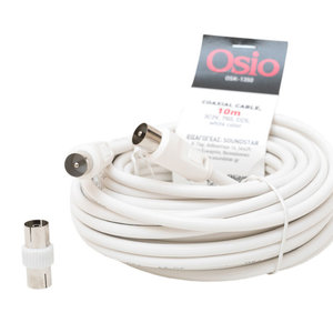 Osio OSK-1350 Ομοαξονικό καλώδιο κεραίας γωνιακό αρσενικό σε θηλυκό 10 m 75 Ω