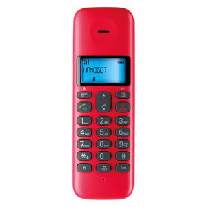 Motorola T301 Cherry (Ελληνικό Μενού) Ασύρματο τηλέφωνο με ανοιχτή ακρόαση
