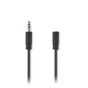 NEDIS CAGB22050BK20 Stereo Audio Cable 3.5 mm Male - 3.5 mm Female 2.0 m Black