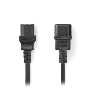 NEDIS CEGP10500BK20 Power Cable IEC-320-C14 - IEC-320-C13 2.0 m Black