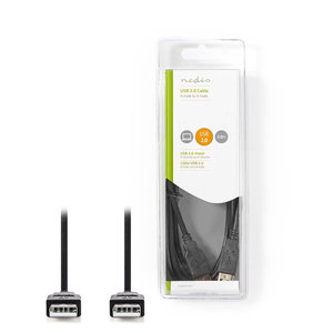 NEDIS CCGB60000BK20 USB 2.0 Cable A Male - A Male 2.0 m Black