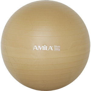 Μπάλα Γυμναστικής AMILA GYMBALL 55cm Χρυσή Bulk
